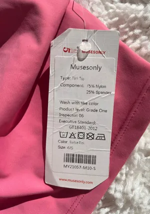 Musesonly Cropped Workout Tank/Sports Bra thumbnail 5