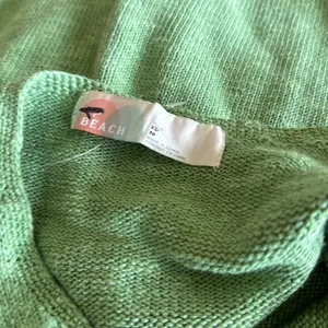 NWOT FREE PEOPLE BEACH GREEN COTTON / Linen Blend DRESS XS thumbnail 6