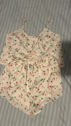 Target colsie cherry satin pj set thumbnail 7