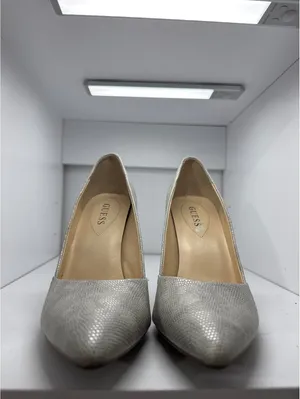 Guess Stiletto Heels in Chic Silver Snake Print - 4.5" Heel thumbnail 2