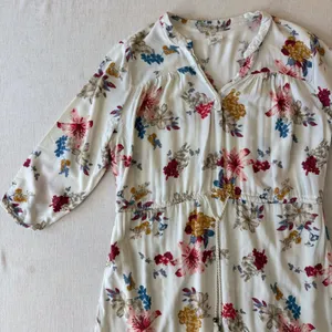 O'Neill floral boho peasant mini dress 3/4 sleeve‎ festival cottagecore medium thumbnail 11