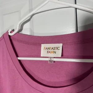 Fantastic Fawn Sequin Fringe Top L Pink Cotton Festival Concert Western Eras thumbnail 4