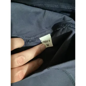 Halara NWOT Womens High Waisted Pocket Leggings Navy Blue Athletic Yoga Pants M thumbnail 6