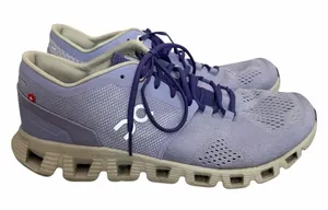 ON Cloud X Running Sneaker Shoes Lavender/Ice Women's Size 8.5 thumbnail 1
