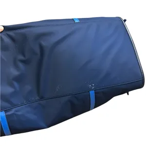 Tory Burch The Perry Overnight Travel Bag Blue Nylon Faux Leather Trim One Size thumbnail 4