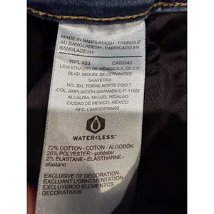 Denzien Levi’s Womens Jeans Size 14 W32 High Rise Super Skinny Denim thumbnail 6