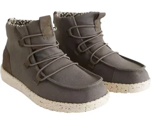Hey Dude Lea Shoes High Top Pull On Drawcord Laces Lightweight Coffee 10 thumbnail 1