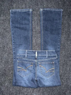 Ariat REAL Mid Rise Arrow Fit Jocelyn Boot Cut Jean 26 x 34 LONG 10036087 EUC thumbnail 2