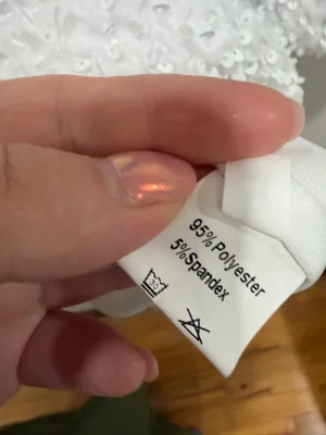 White Sequin Open Back Bow Detail Shift Dress Size Large thumbnail 8