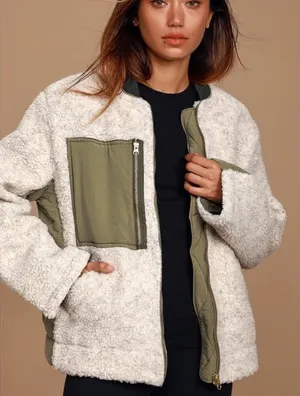 Free People Sherpa Jacket thumbnail 1