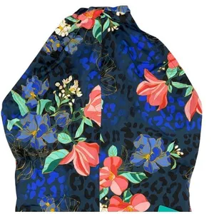NWT AQUA‎ GREEN Women's Floral Wrap Front One Piece Swimsuit Size Small thumbnail 10