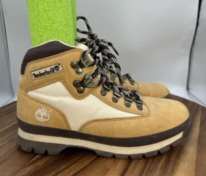 Timberland‎ Euro Hiker Mid Boots Outdoor Nubuck Leather 85386 Women's 6.5 thumbnail 1