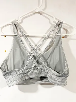 Lululemon ENERGY BRA Grey Strappy Plus Size 14 thumbnail 3