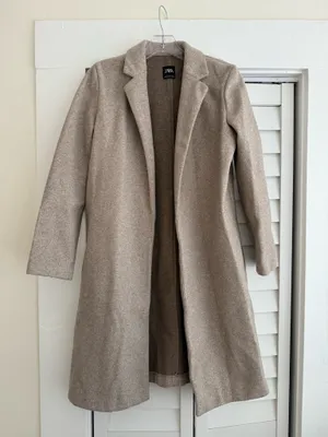 Zara soft long coat thumbnail 3