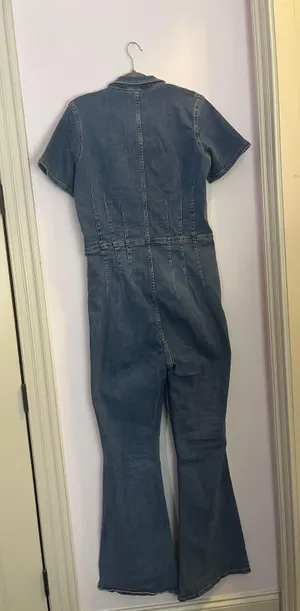 Free People Jayde Denim Jumpsuit thumbnail 4
