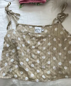 Princess Polly Polka Dot Crop Top thumbnail 1