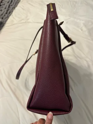 Thacker Anya Burgundy Tote Bag - Women's Shoulder Bag thumbnail 4