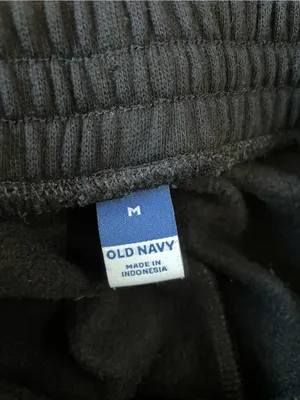 Old Navy Black Drawstring Lounge Pants - Comfortable Everyday Fit thumbnail 2