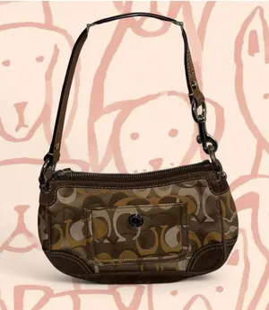 Vintage coach shoulder bag thumbnail 1
