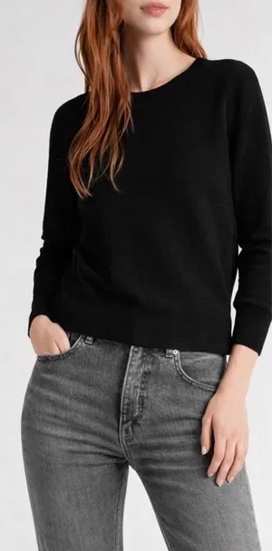 Abercrombie and Fitch NWOT Open-Back Tie-Bottom Sweatshirt thumbnail 1