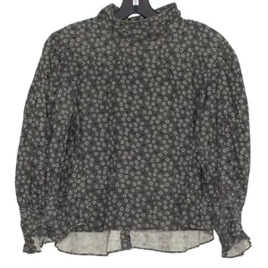 LoveShackFancy Top Cottage Academia Romantic Prairie Button Back Floral Medium thumbnail 1
