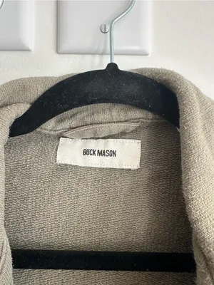 Buck Mason Olive Green Casual Button Jacket Size XS thumbnail 4