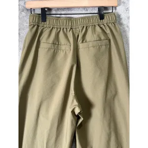 Varley Tacoma Straight Pleat Pant Olive‎ Ripstop Athleisure Utility Size Small thumbnail 4