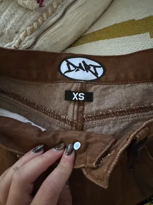Dart Dist A1 marlboro red jorts Brown Size XS thumbnail 4