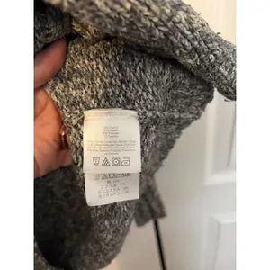 Eddie Bauer‎ Grey Marl Shawl Collar Cardigan Sweater Single Button XS/S thumbnail 5