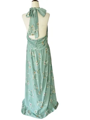 BIRDY GREY Joyce Floral Halter Maxi Dress thumbnail 7