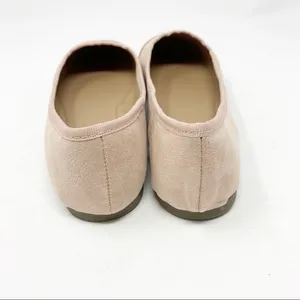 ROHB Corsica II Rose Suede Rose Gold Cap Toe Flats Size 6.5 NWT thumbnail 4