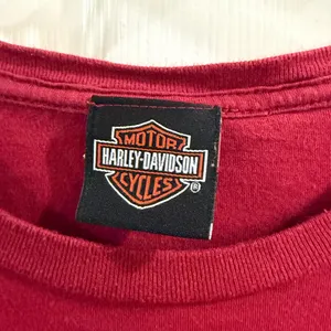 Harley-Davidson Red Crewneck Tee with Classic Bar & Shield Logo thumbnail 3