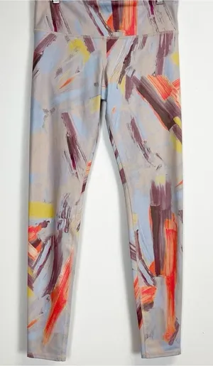 Alo Yoga Abstract Brushstroke High-Waist Leggings - Multicolor thumbnail 1