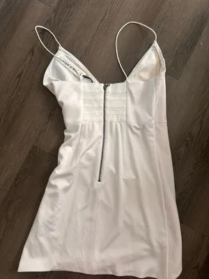 Alice + Olivia White Mini Dress thumbnail 4