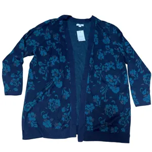 Croft & Barrow Women's Floral Cardigan New With Tags 1X thumbnail 1