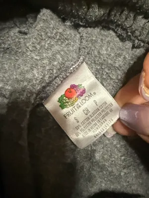 Fruit of the Loom Grey cotton sweatpants thumbnail 3