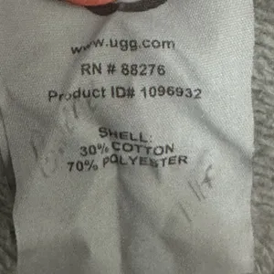 UGG Men's Robinson‎ Robe Charcoal Gray Lined Size L/XL Long Sleeve Pockets thumbnail 9