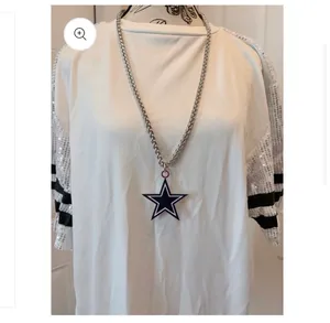 NFL Dallas Cowboys Primary Team Logo Necklace thumbnail 2