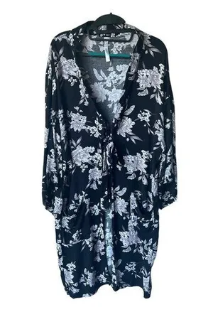 Floral kimono with Pockets OS thumbnail 1