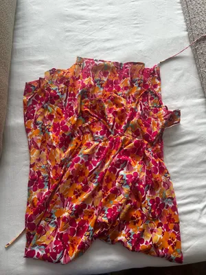 Floral Strappy Maxi Dress Multiple Size M thumbnail 3