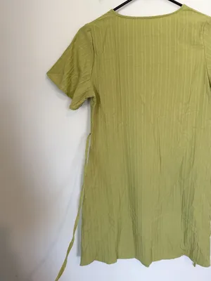 NWT Cupshe Green Flared Sleeve Mini Dress - Size: Small thumbnail 6