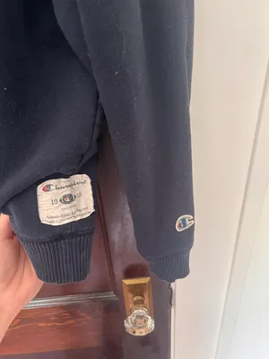 Champion Navy Blue Crewneck Sweatshirt thumbnail 5