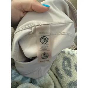 Savvi Fit Laser Cut High-Waisted Leggings - Light Mauve - Size‎ S thumbnail 4