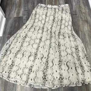 Vici pleated python midi skirt thumbnail 1