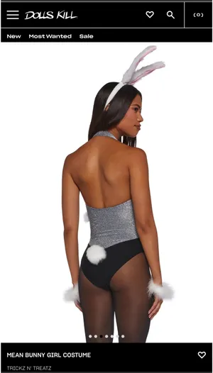 Dolls Kill Mean Girls Bunny Costume thumbnail 2