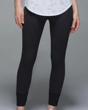Lululemon Seamless Ebb To Street leggings Heathered Grey/Black thumbnail 2