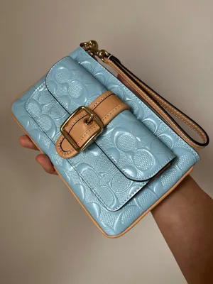 Coach Ashton Wristlet In Signature Leather thumbnail 3