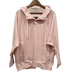 ASICS Women's Terry Pullover Hoodie Light Pink Size L thumbnail 8