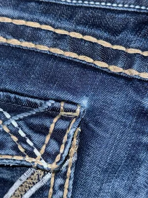 Buckle BKE Sabrina Low Rise Flare Jeans Size 26 x 31 Distressed Flap Pocket Y2K thumbnail 7