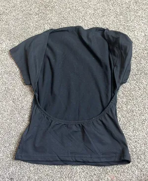 Open back top Black thumbnail 2